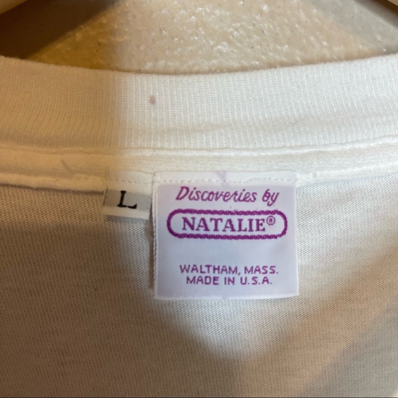 Vintage Single Stitch Tennis Embroidered T-Shirt Unisex Size Large - Picture 4 of 10